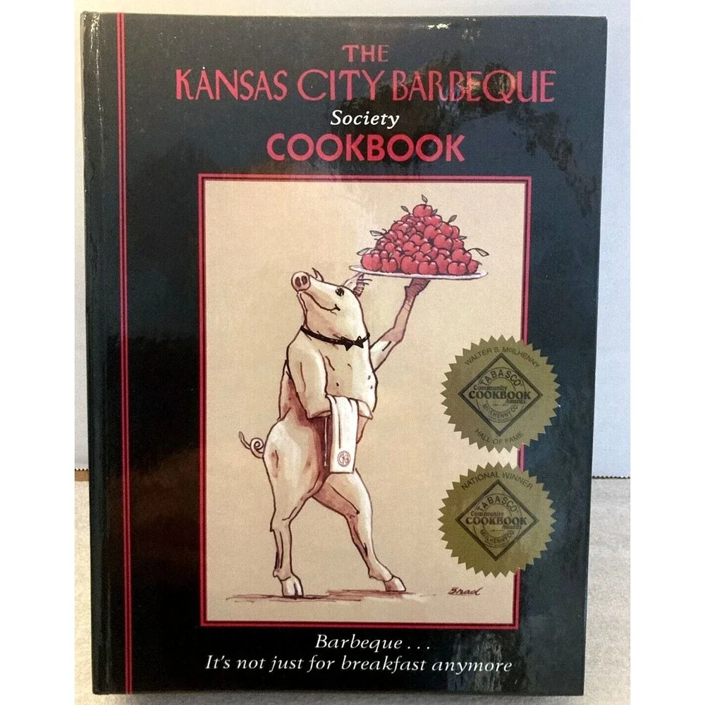 The Kansas City Barbeque Society Cookbook Hardcover Ring Bound 1996